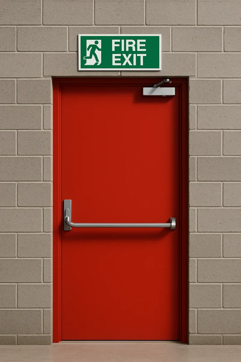 fire exits - professional steel doors available in Cheltenham from UK manufacturers